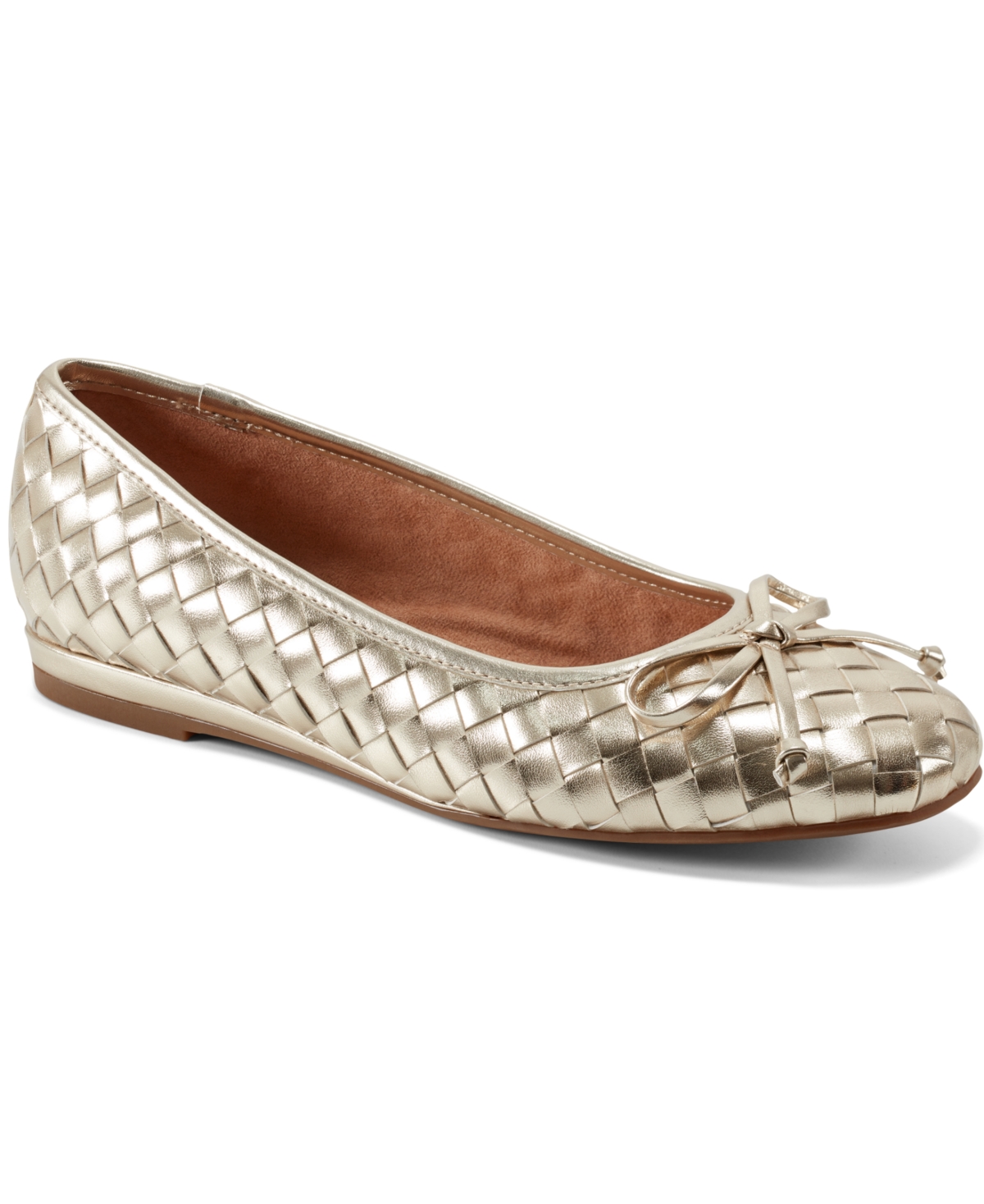 EASY SPIRIT WOMEN'S DAYANNA WOVEN SLIP-ON BALLET FLATS 