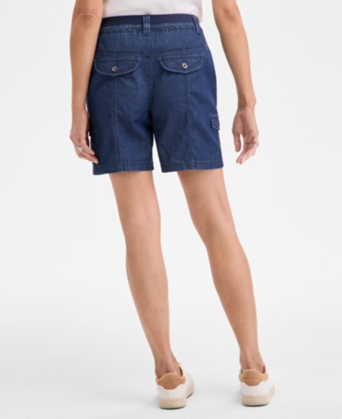 Женские шорты Style & Co Women's Mid-Rise Comfort-Waist Cargo Shorts