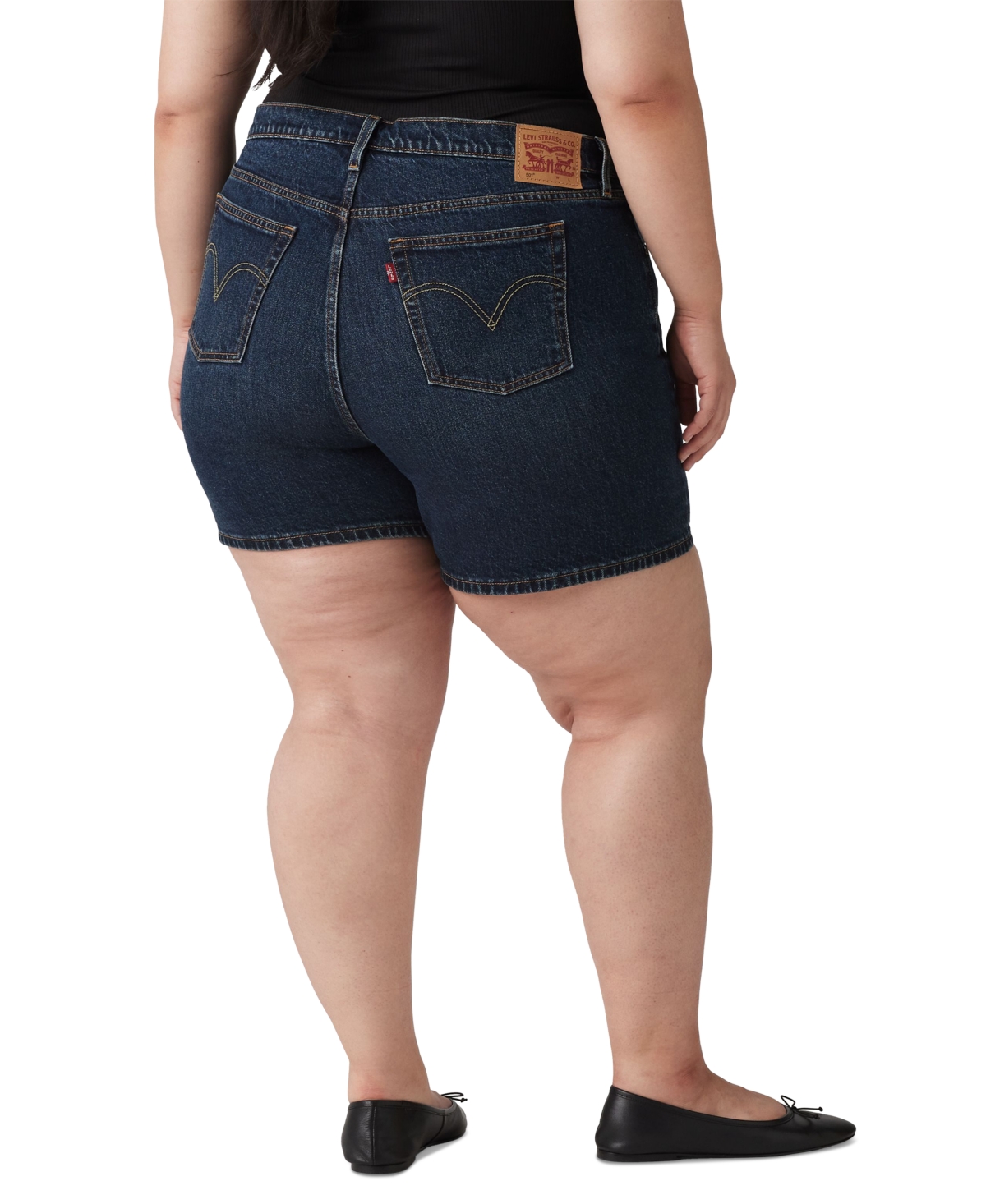 Shop Levi's Plus Size 501 Original High-rise Shorts In Update Forward