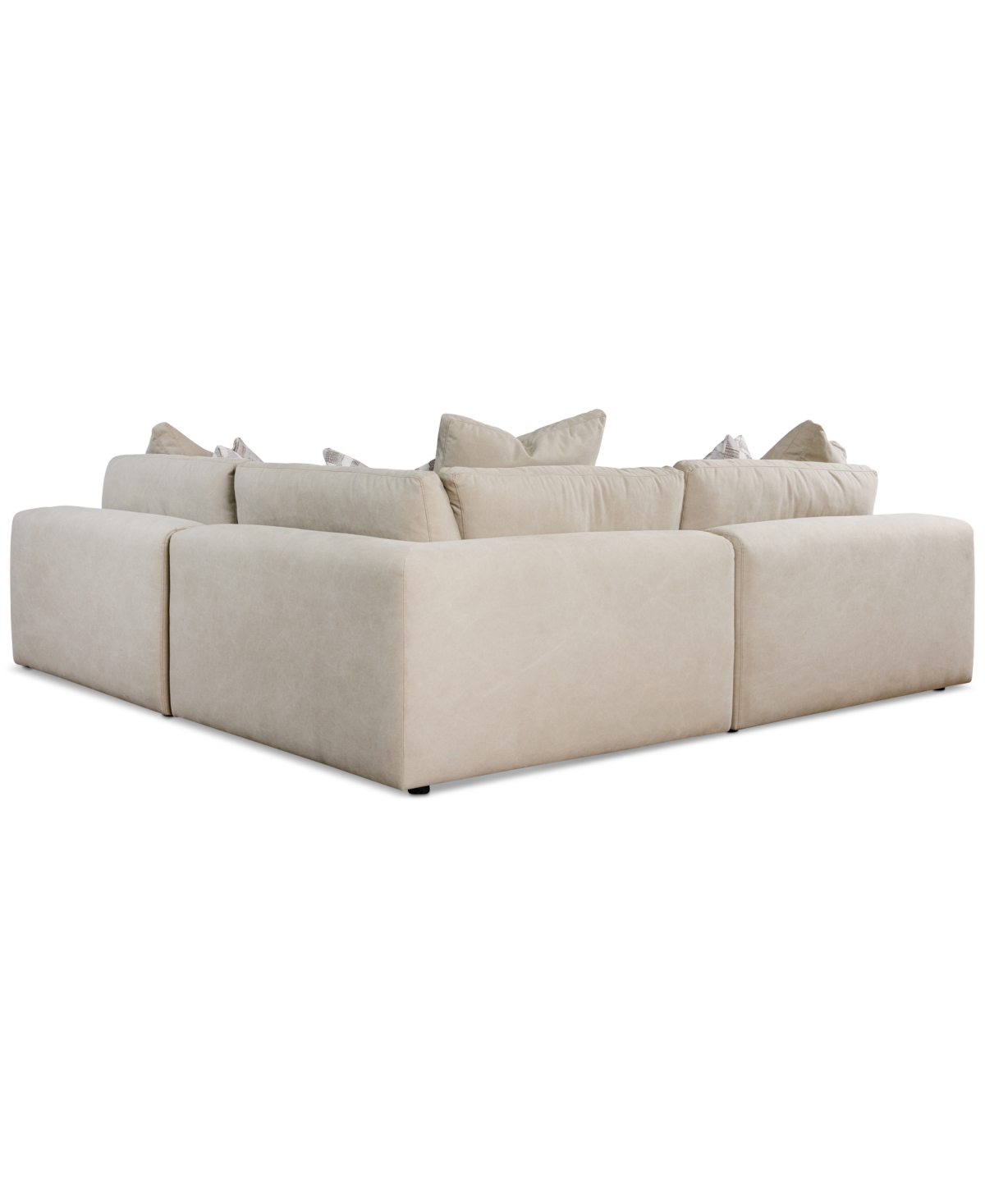 Macy's Klarke 3-pc. L Sectional With Deep Seating, Exclusively At  In Platinum