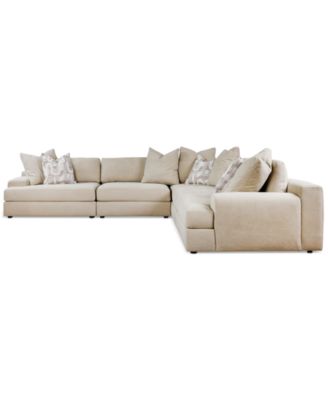Klarke 5-Pc. L Sectional With Deep Seating, Exclusively at Macy's
