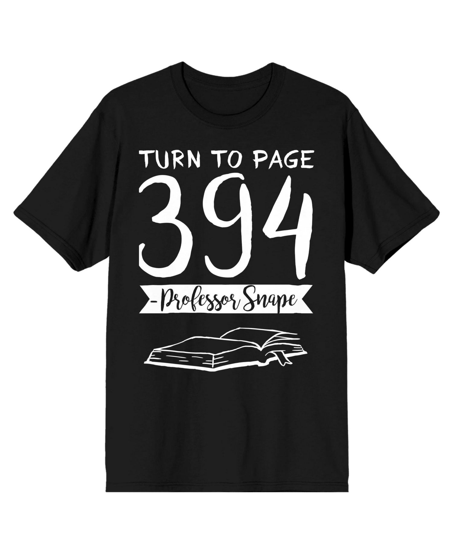 Big & Tall Turn to Page 394 Black T-shirt-4XL