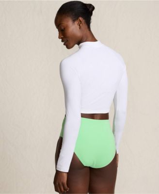 Women's SunShade UPF 50 Long Sleeve Cropped Rash Guard