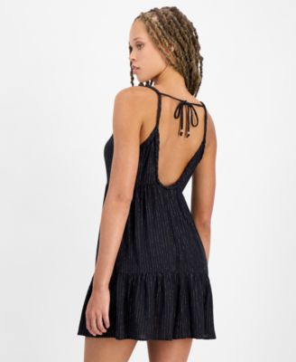 Juniors' Tiered Dress Swim Cover-Up, Exclusively at Macy's 