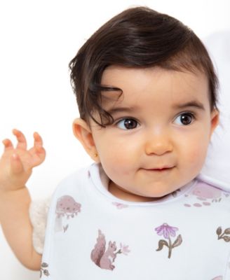 Baby Girls 2-Pack Mushroom House Collection Bib