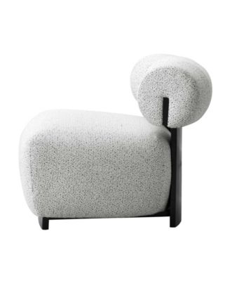 Bartow Modern Woven Fabric Upholstered Accent Chair