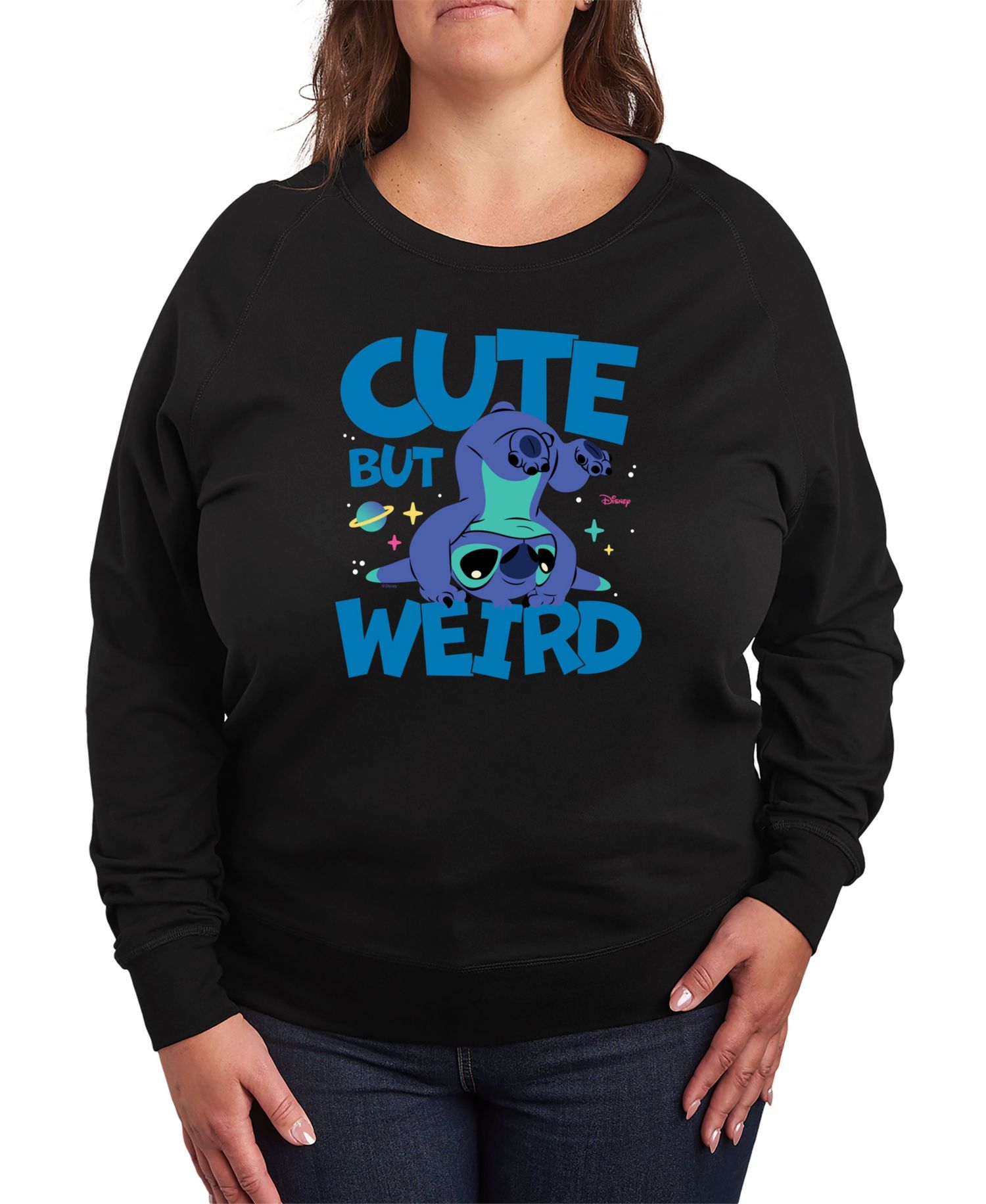 Plus Size Lilo and Stitch Cute But Weird Pullover T-Shirts