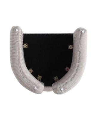 Corvette Modern Velvet Upholstered Accent Chair