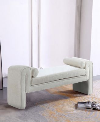 Concord 59" Modern Chenille Upholstered Bench