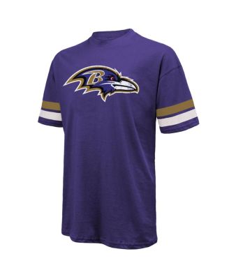 Men's Derrick Henry Purple Baltimore Ravens Name Number Oversized T-Shirt