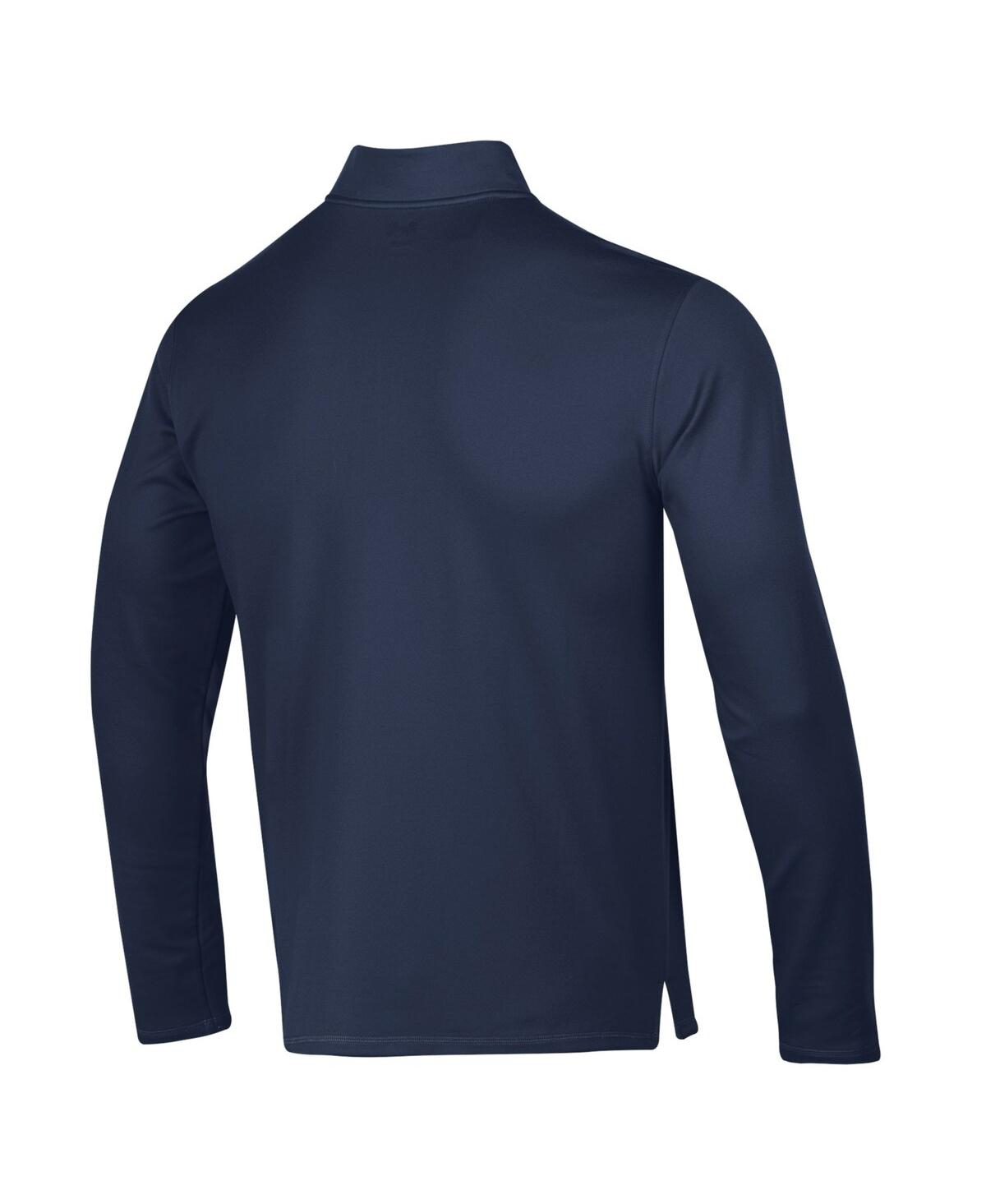 Under Armour Men's Navy Notre Dame Fighting Irish Ireland Motion Quarter-zip Pullover Top In Blue