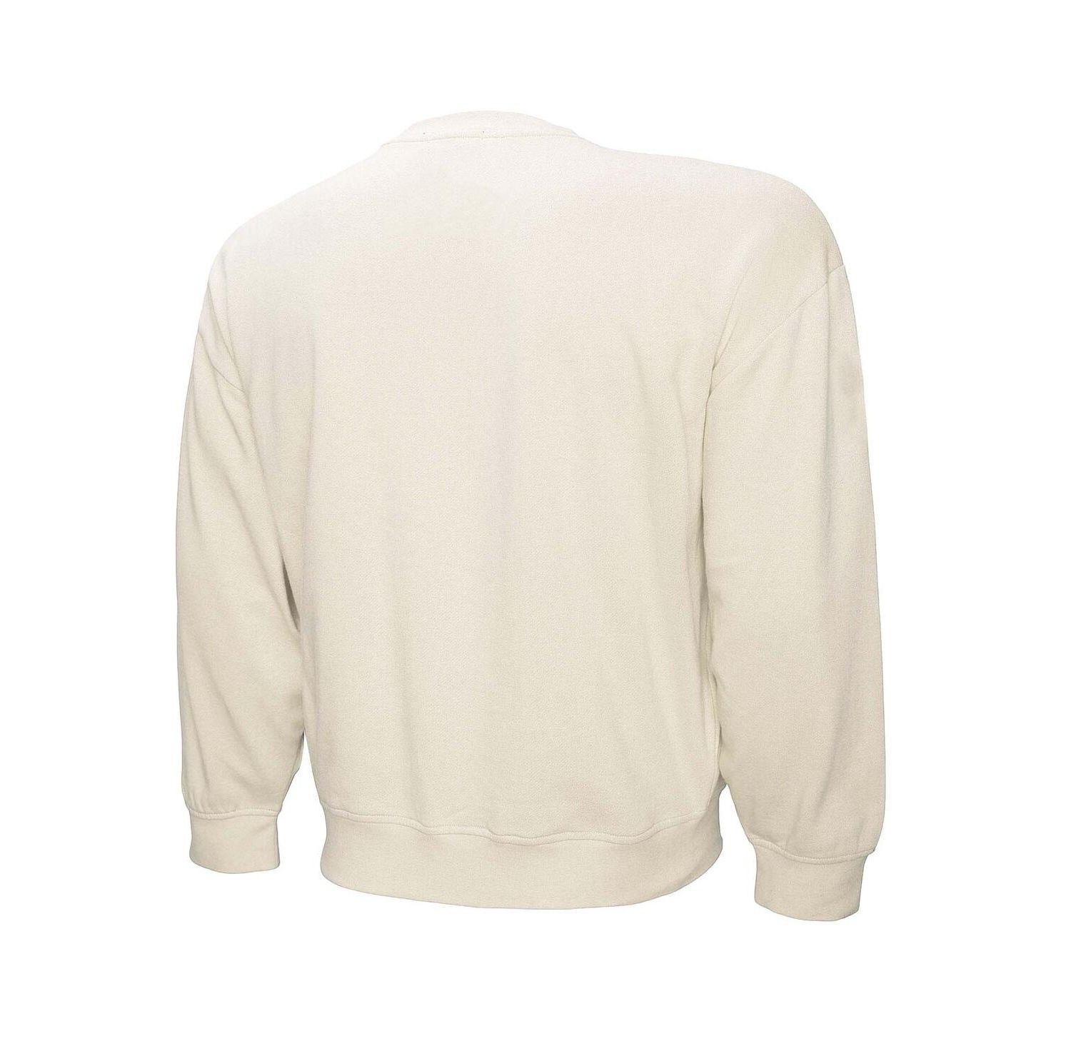 Women's Cream Houston Astros Cooperstown Collection Laurel Crew Pullover Sweatshirt