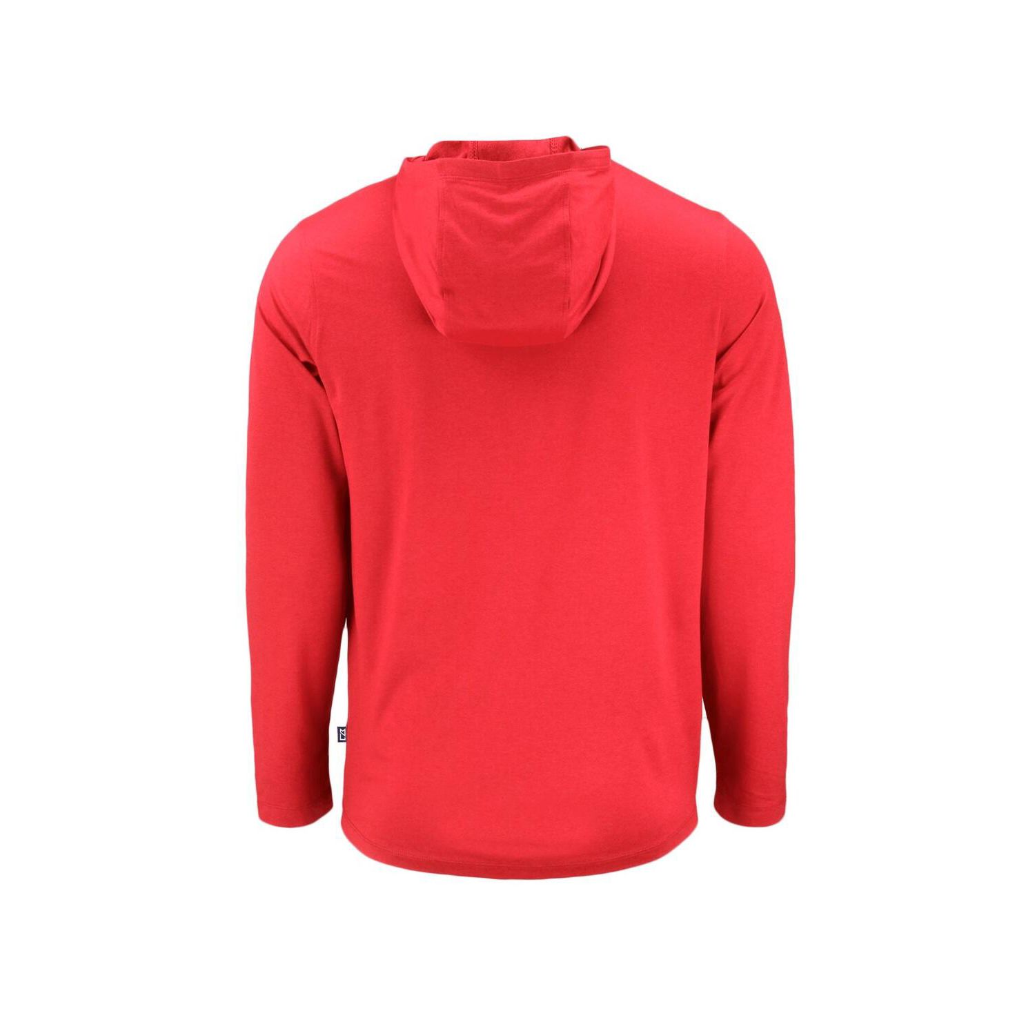 Men's Red Ole Miss Rebels Coastline Epic Comfort Eco Long Sleeve Hoodie T-Shirt