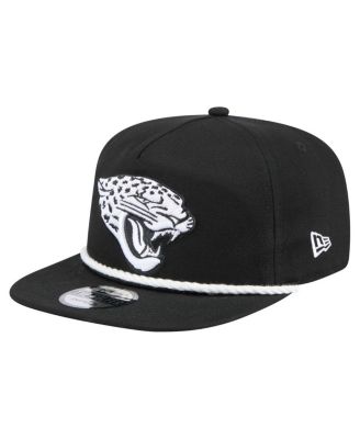 New Era - Men's  Black Jacksonville Jaguars B-Dub Golfer Snapback Hat