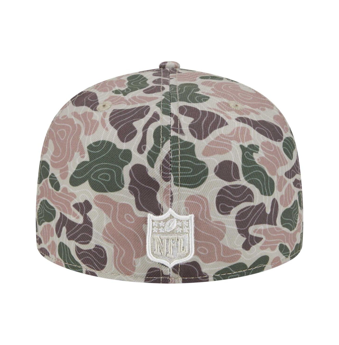 Мужская кепка New Era Philadelphia Eagles Geo Camo 59FIFTY Fitted Hat — фото 3