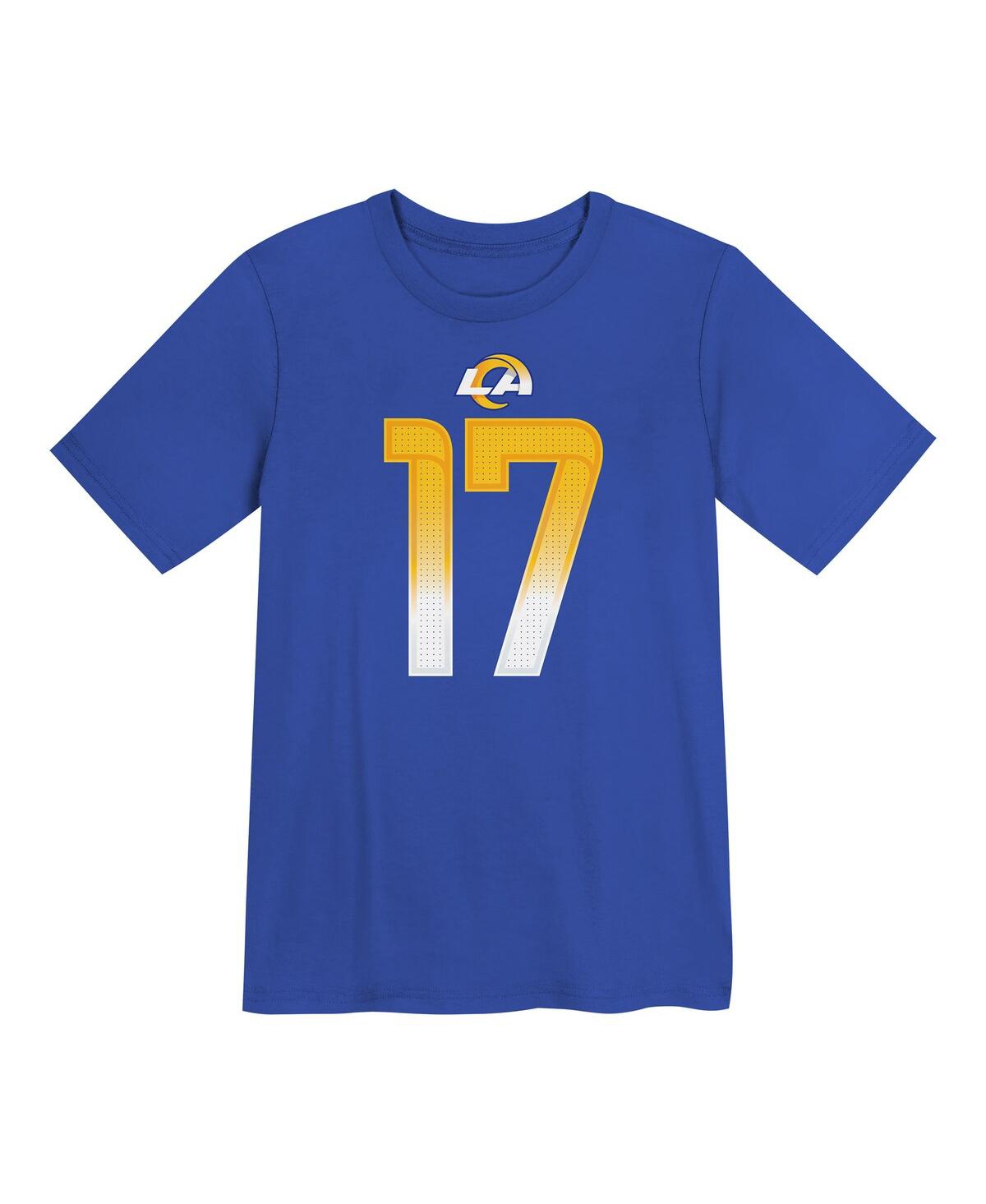 Nike Big Boys And Girls Puka Nacua Royal Los Angeles Rams Player Name Number T-shirt In Royal
