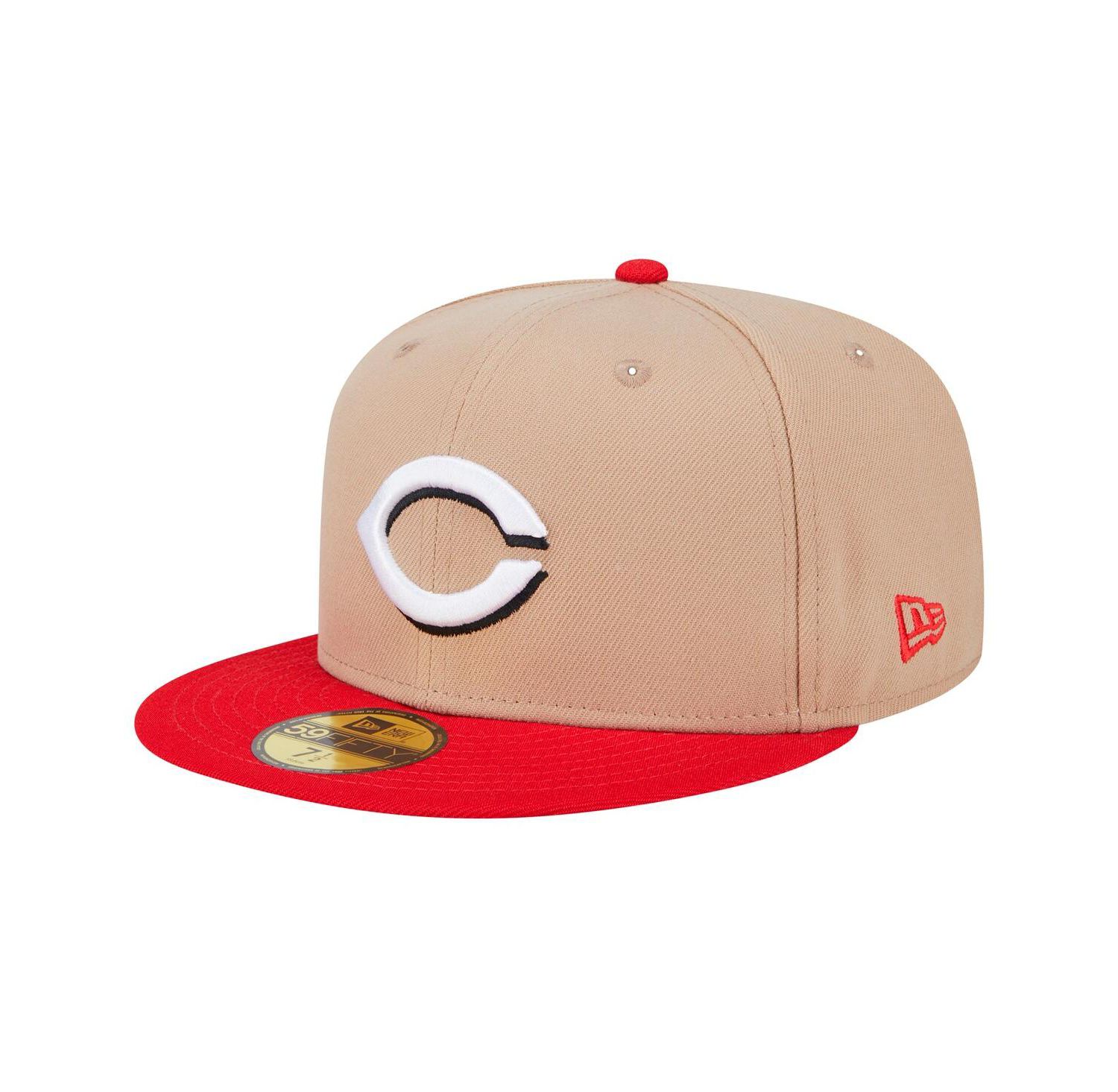 Men's Khaki Cincinnati Reds 59FIFTY Fitted Hat