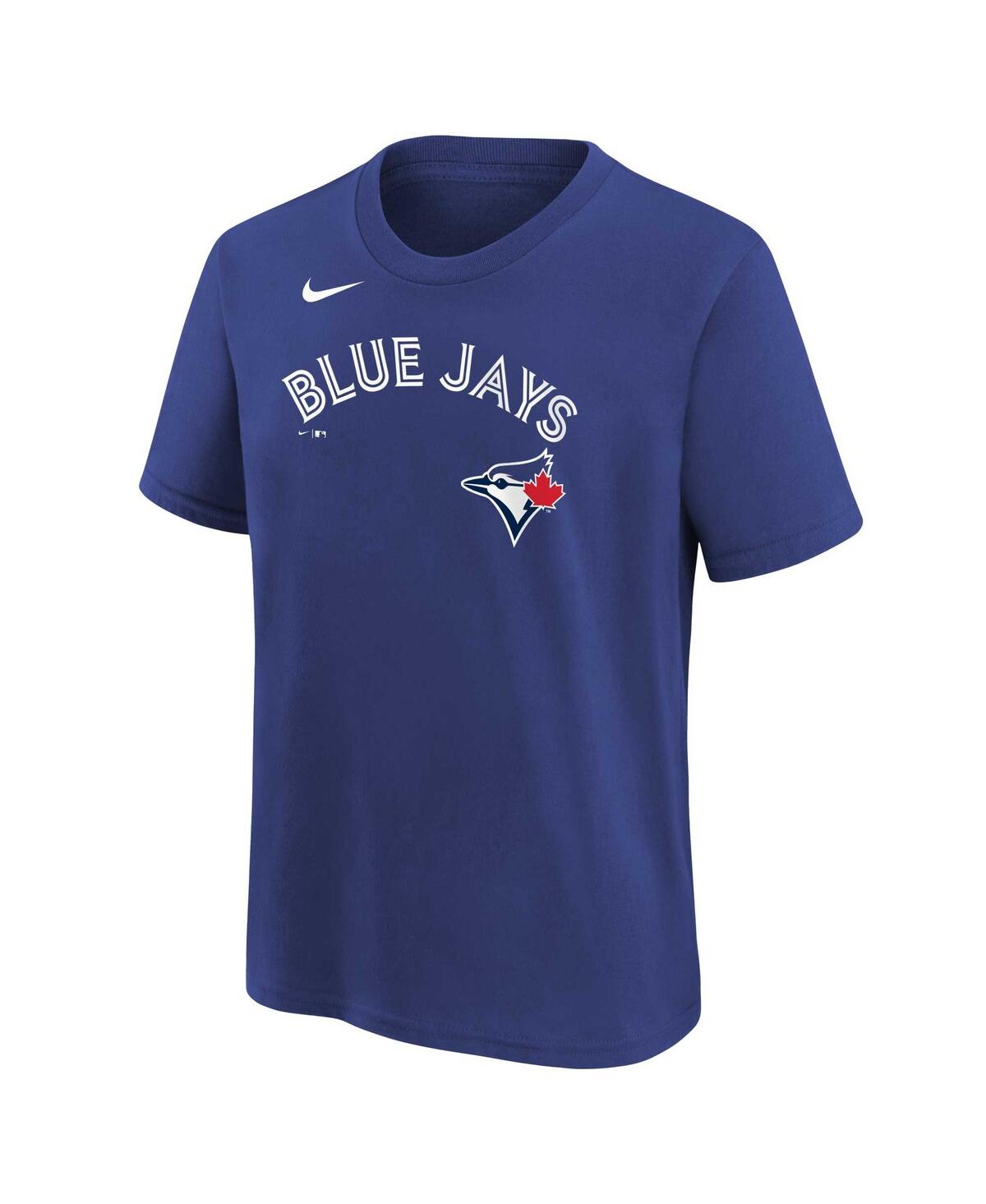 Nike Big Boys And Girls Jordan Romano Royal Toronto Blue Jays Player Name Number T-shirt In Royal