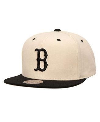 Mitchell & Ness - Men's Cream Boston Red Sox Snapback Hat