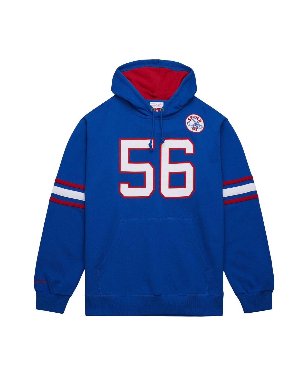 Mitchell & Ness Men's Lawrence Taylor Royal New York Giants Retired Player Name Number Pullover Hoodie In Royal
