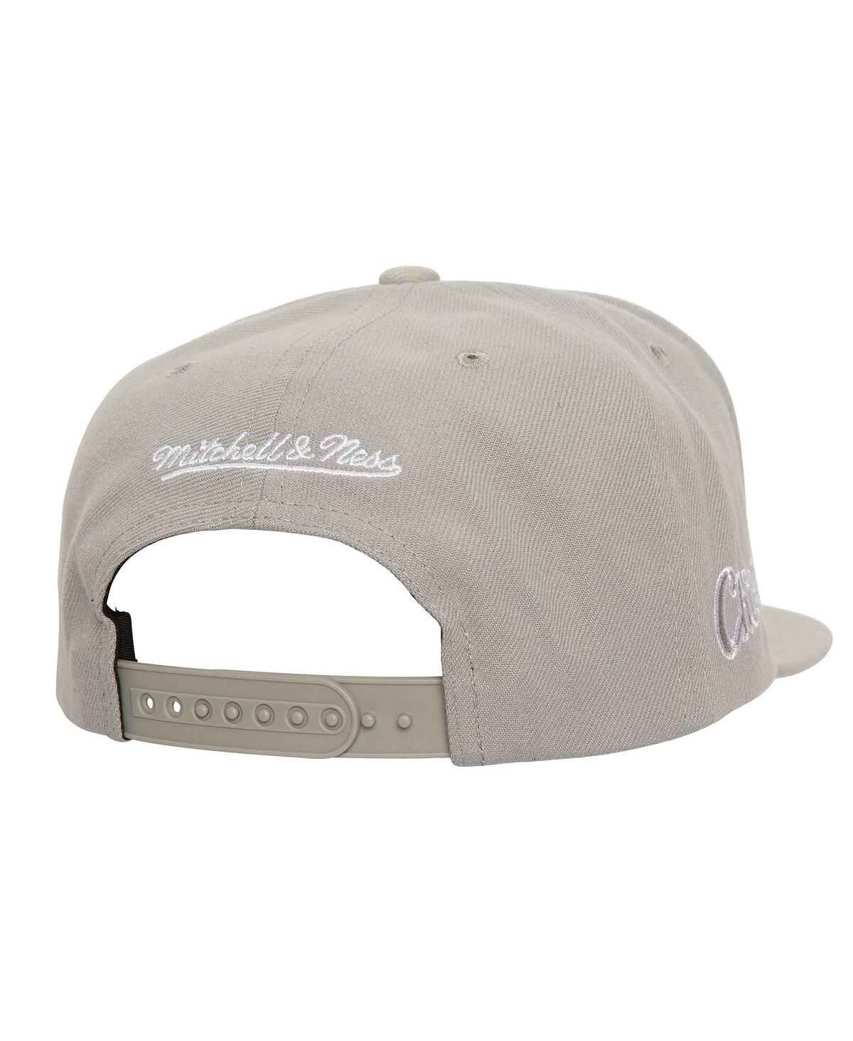 Mitchell & Ness Men's Gray Chicago White Sox Snapback Hat In Gray