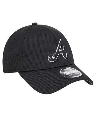 Men's Black Atlanta Braves Pivot 9FORTY Adjustable Hat