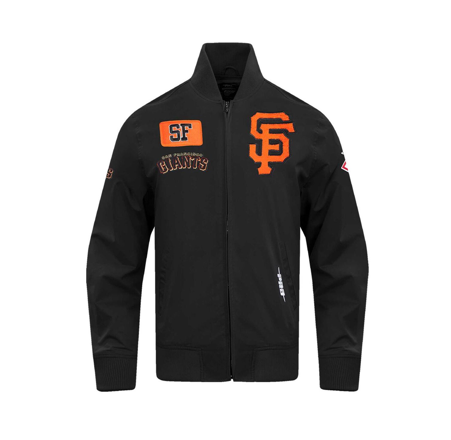 Men's Black San Francisco Giants Area Code Twill Full-Zip Jacket