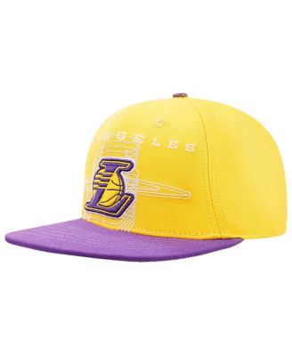 Men's Gold/Purple Los Angeles Lakers Logo Morph Snapback Hat
