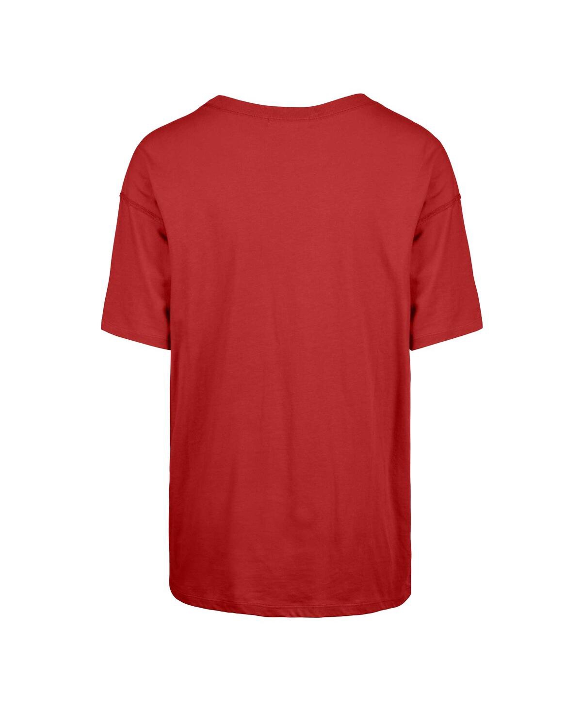 47 BRAND WOMEN'S SCARLET OHIO STATE BUCKEYES MUSE SADIE T-SHIRT 