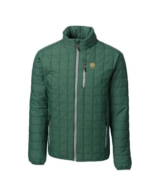 Men's Hunter Green Notre Dame Fighting Irish Alumni Logo Rainier PrimaLoft Insulated Full-Zip Puffer Vest