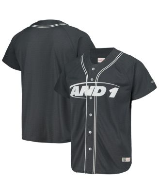 Mitchell & Ness - Men's  Charcoal AND1 Baseball Jersey