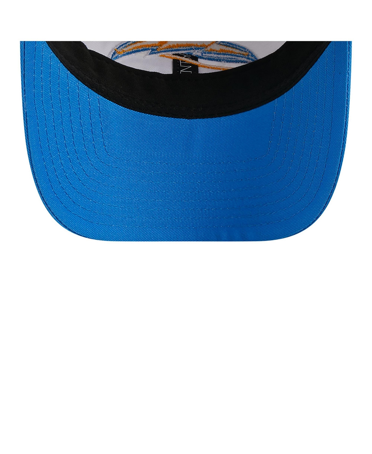 New Era Women's White/powder Blue Los Angeles Chargers 2023 Sideline 9twenty Adjustable Hat In White,powder Blue