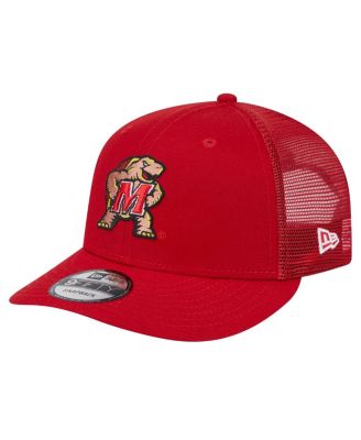 New Era - Men's  Red Maryland Terrapins Trucker 9FIFTY Snapback Hat