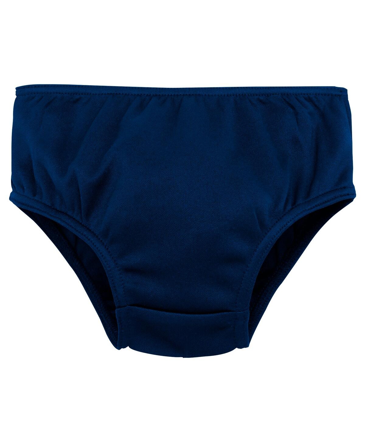 Outerstuff Girls Preschool Navy Notre Dame Fighting Irish Two-piece Cheer Captain Jumper Dress Bloomers Set In Green