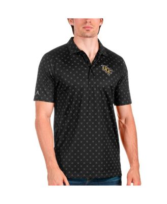 Antigua - Men's Black/Steel UCF Knights Spark Polo