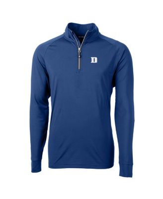 Men's Royal Duke Blue Devils Adapt Knit Stretch Raglan DryTec Quarter-Zip Top
