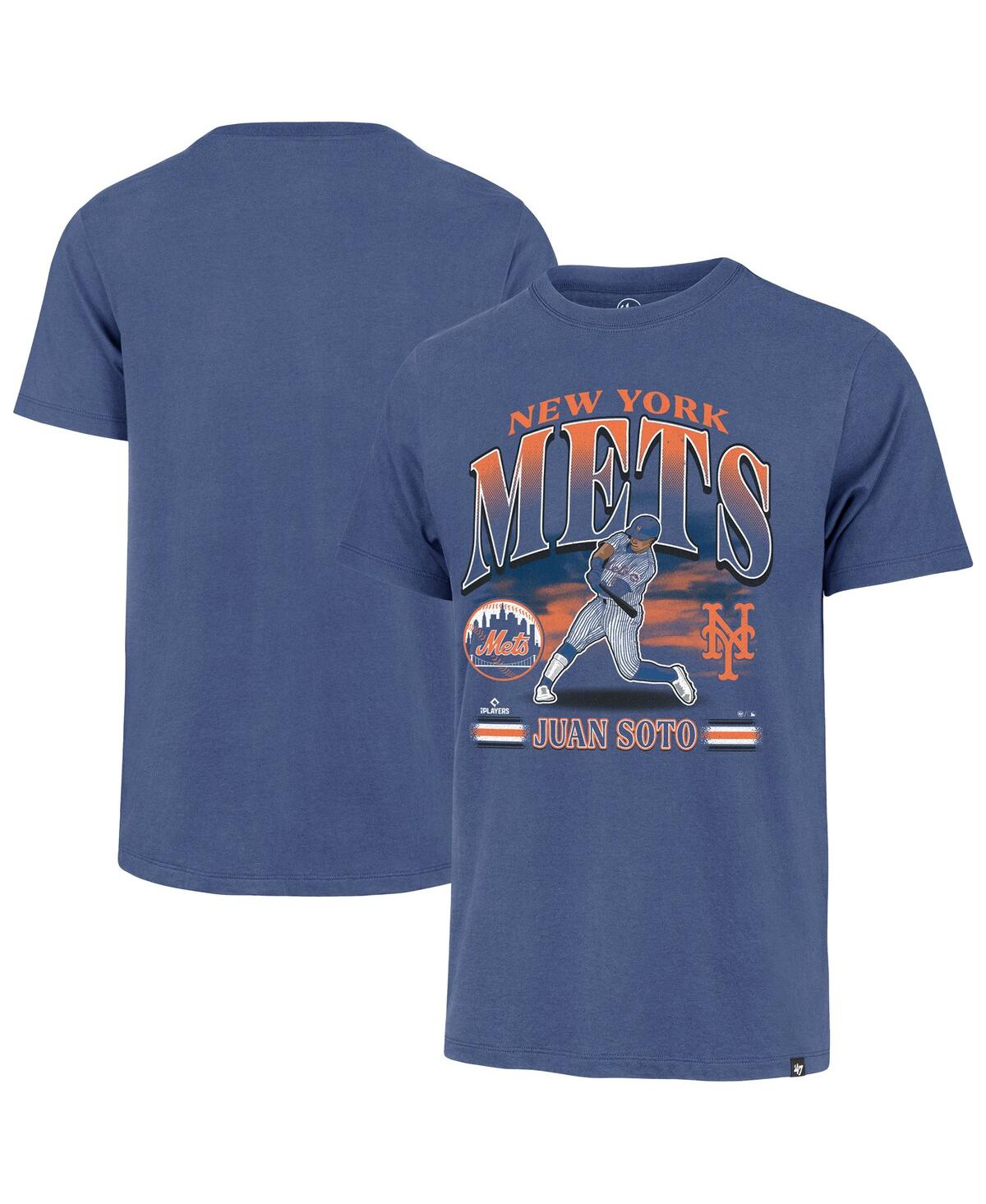 47 Brand Men's Juan Soto Royal New York Mets Graphic T-shirt In Royal
