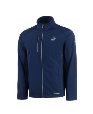 Men's Navy Los Angeles Dodgers Evoke Eco Softshell Full-Zip Jacket