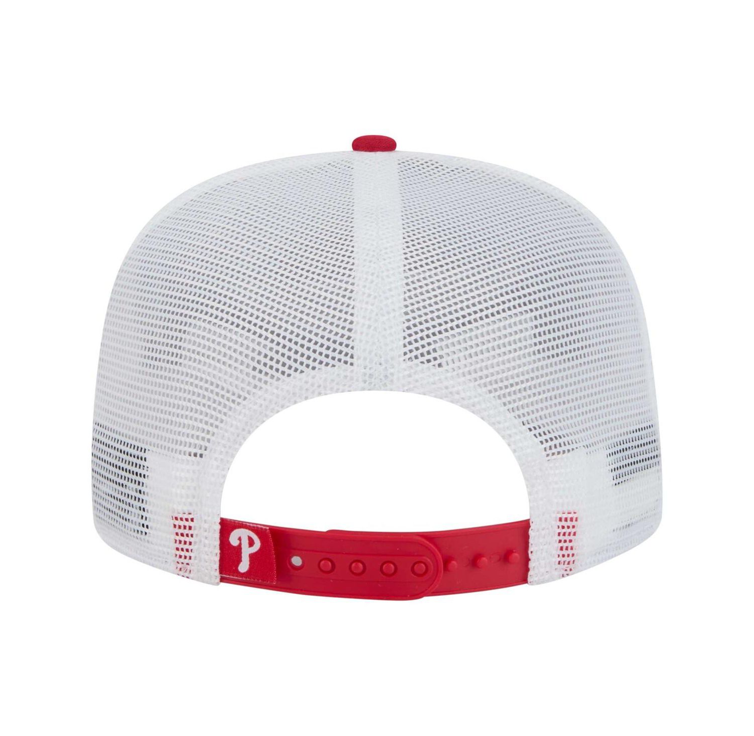 Men's Red Philadelphia Phillies 9FIFTY A-Frame Trucker Snapback Hat