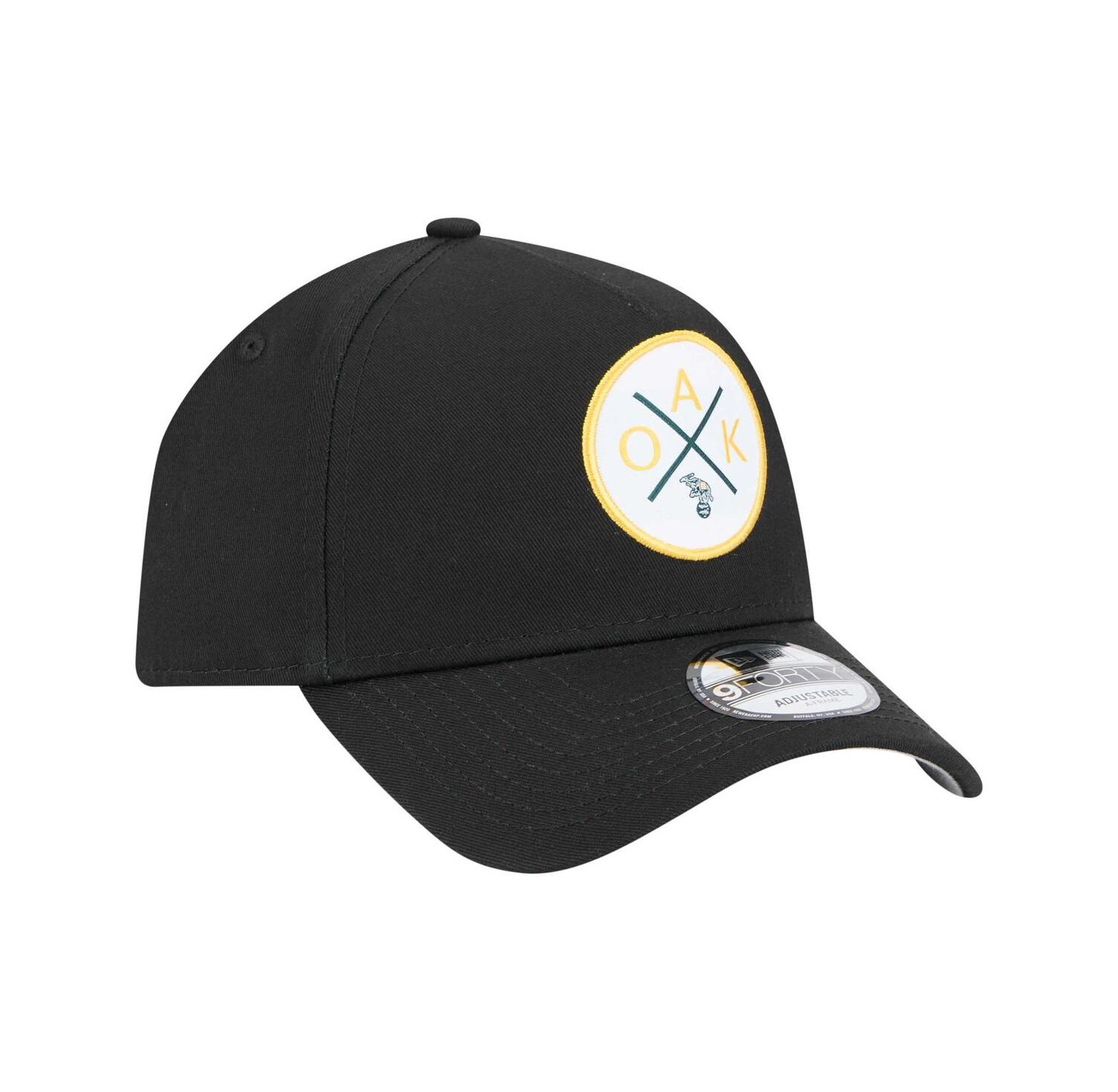 Men's Black Oakland Athletics 9FORTY A-Frame Adjustable Hat