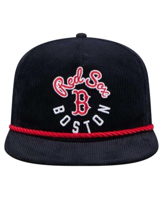 Men's Navy Boston Red Sox Full Circle Corduroy&nbsp;Golfer Adjustable Hat
