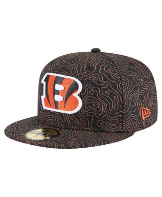 New Era - Men's  Black Cincinnati Bengals Geo 59FIFTY Fitted Hat
