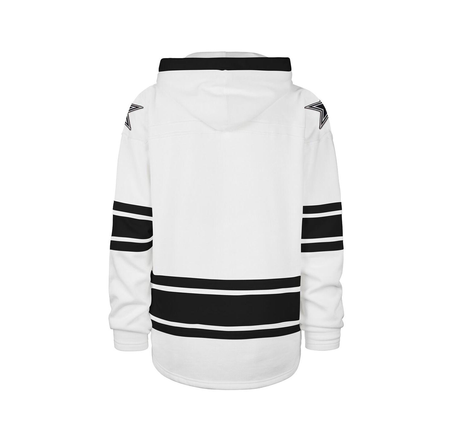 Men's White Dallas Cowboys After Image Superior Lacer Pullover Hoodie