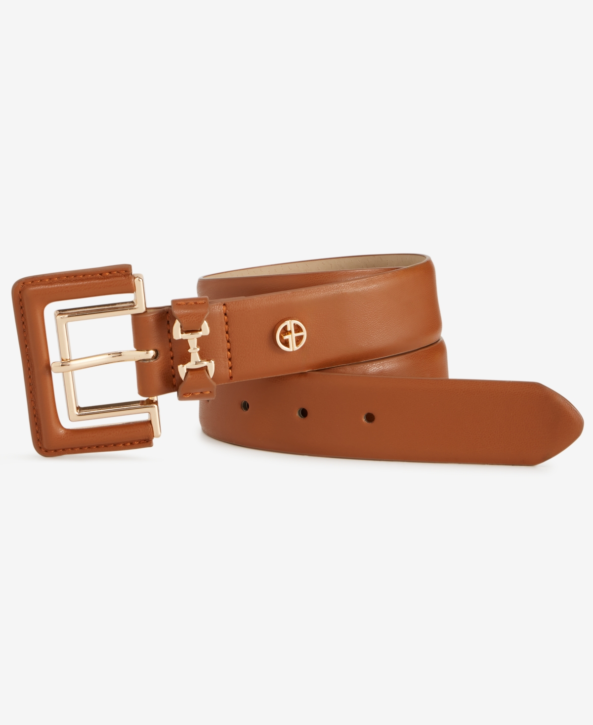 Shop Giani Bernini Horsebit Loop Pant Belt, Exclusively At Macy's In Wine