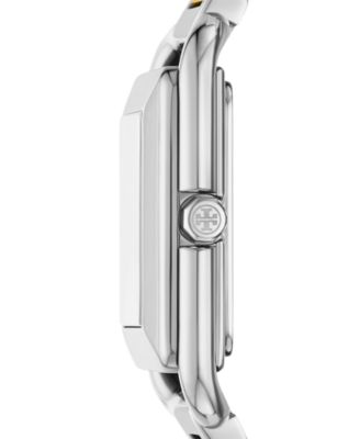 Women's The Kira Square Two-Tone Stainless Steel Bracelet Watch 24mm