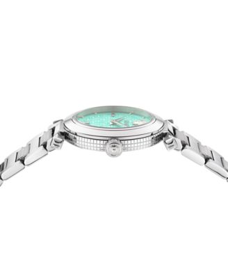 Women's Swiss Greek Stainless Steel Bracelet Watch 35mm