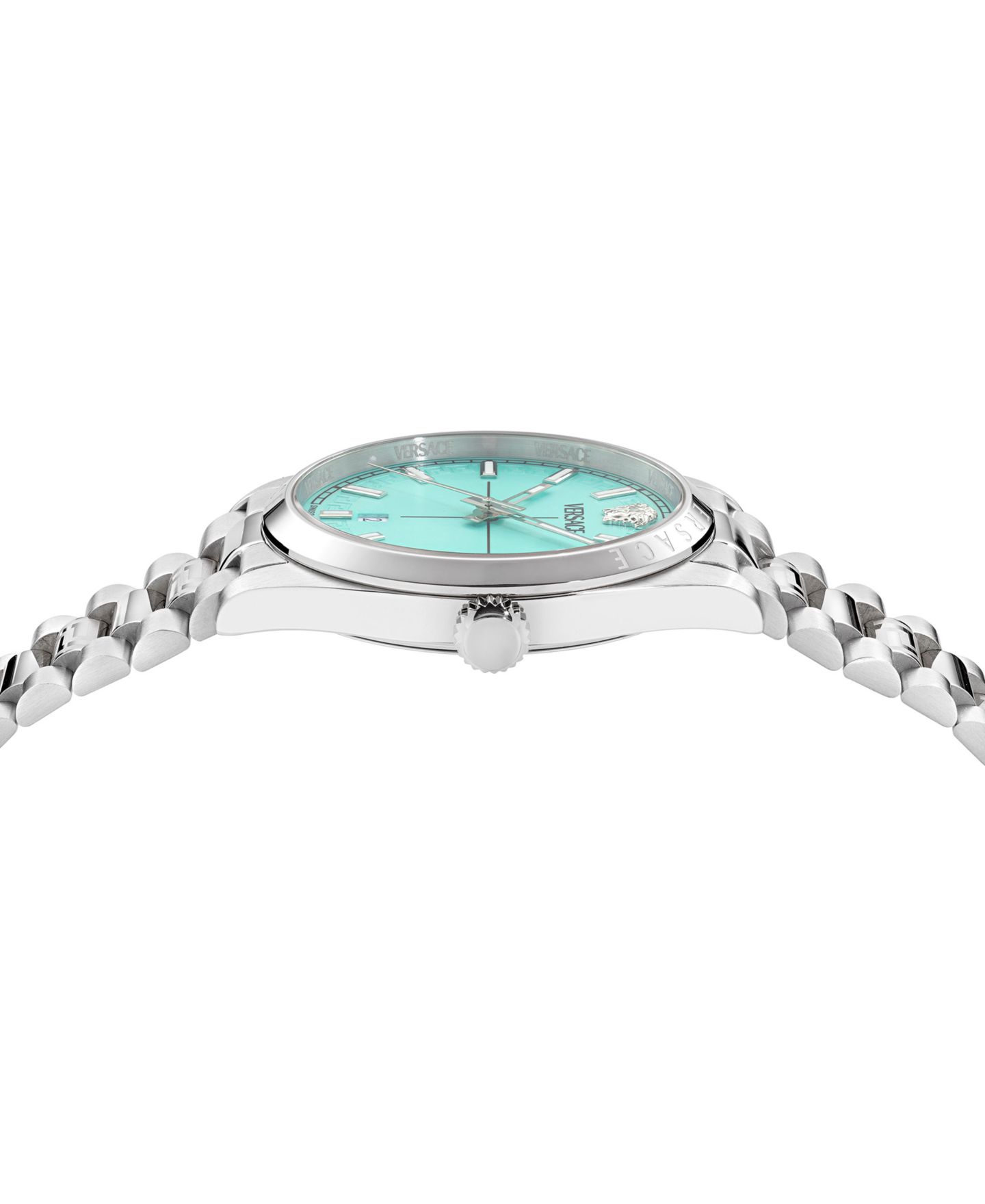 Мужские часы Versace Swiss Millenyium Stainless Steel Bracelet Watch 40mm — фото 2