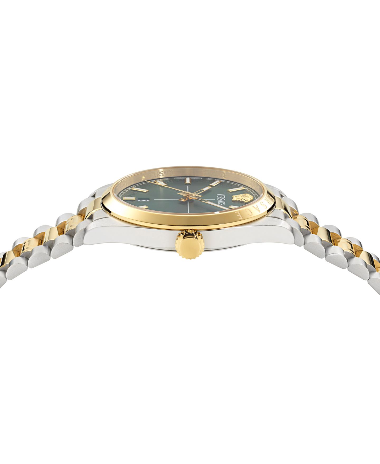 Мужские часы Versace Swiss Millenyium Two-Tone Stainless Steel Bracelet Watch 40mm — фото 2