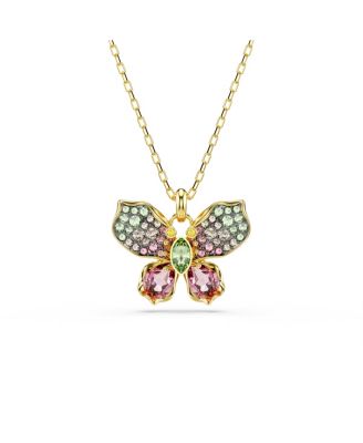 nicoloDavid Olive Accessories 花柄スタッズ Idyllia bracelet, Mixed cuts, Clover, Green, Gold-tone