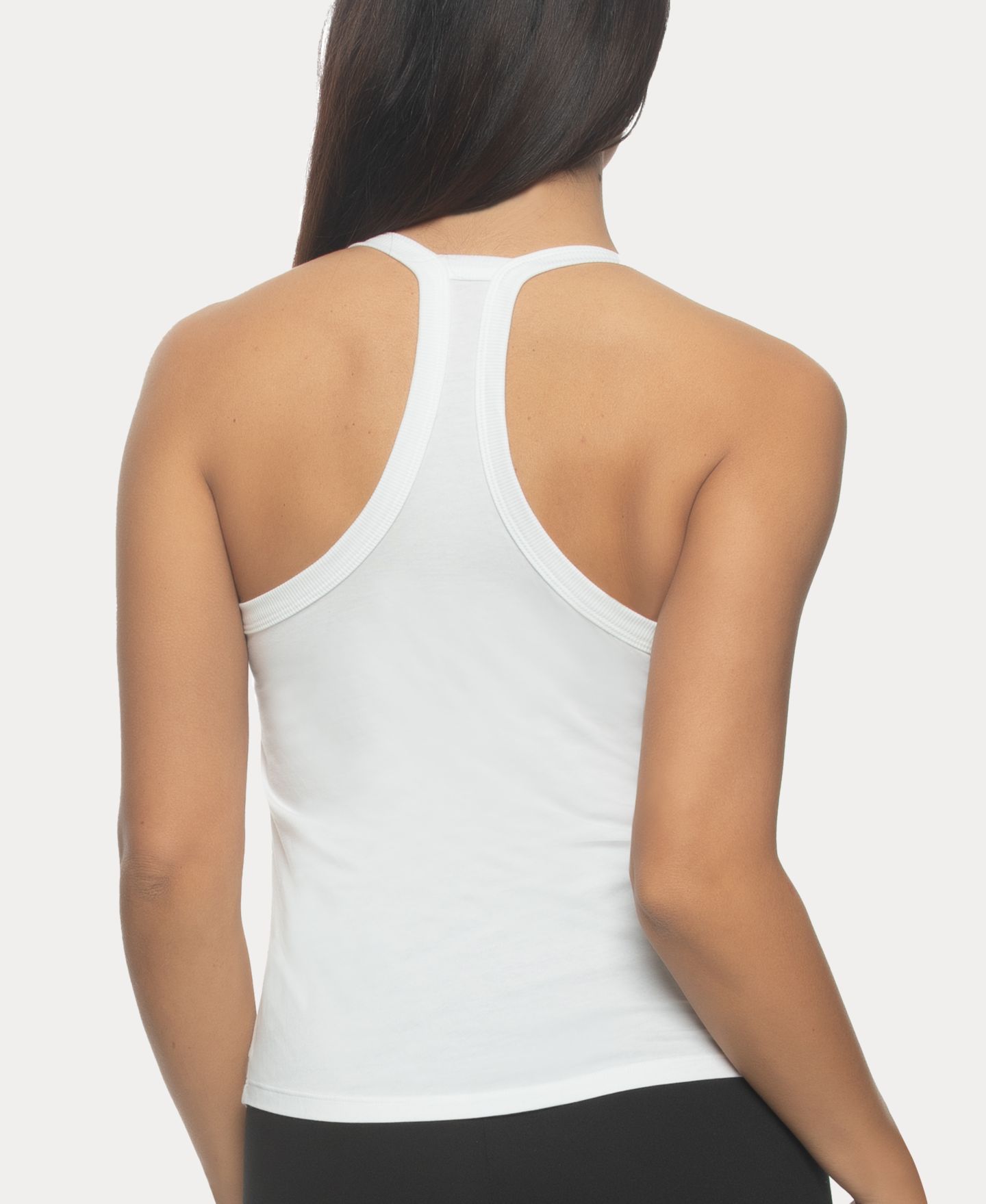 Женские топы Felina 2-Pack Pima Cotton Racerback, цвет: Tuxedo — фото 3